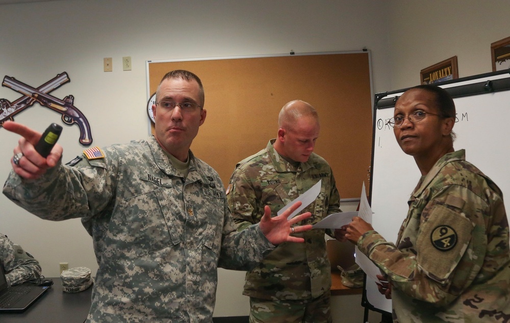 MAJ Nagel Teaches at IOY Competition