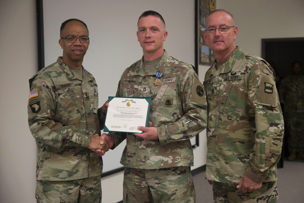 SFC Hiles Receives AAM for NCO Instructor of the Year