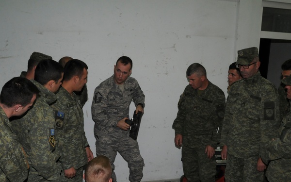 185th Airmen train Kosovo partners in new equipment