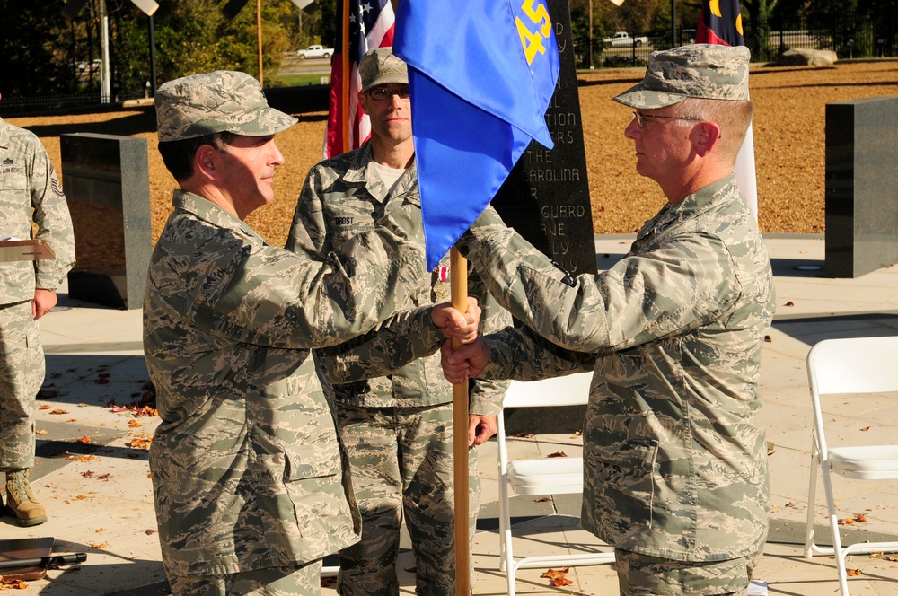 245th Civil Engineer Flight Change of Command