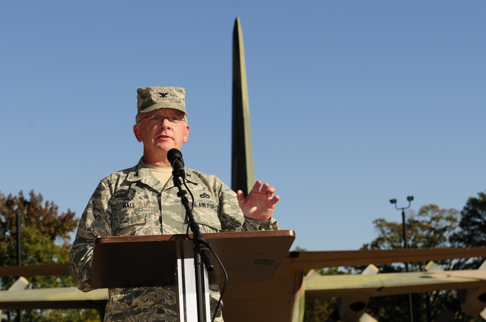 245th Civil Engineer Flight Change of Command