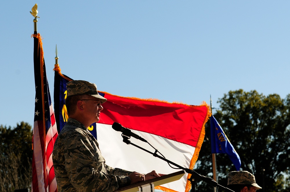 245th Civil Engineer Flight Change of Command