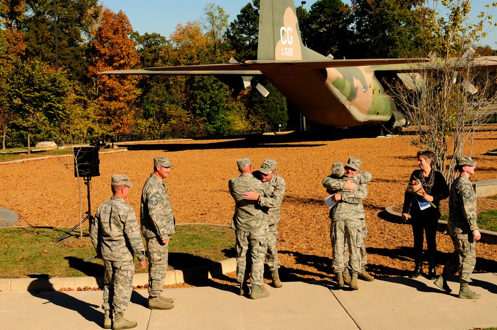 245th Civil Engineer Flight Change of Command