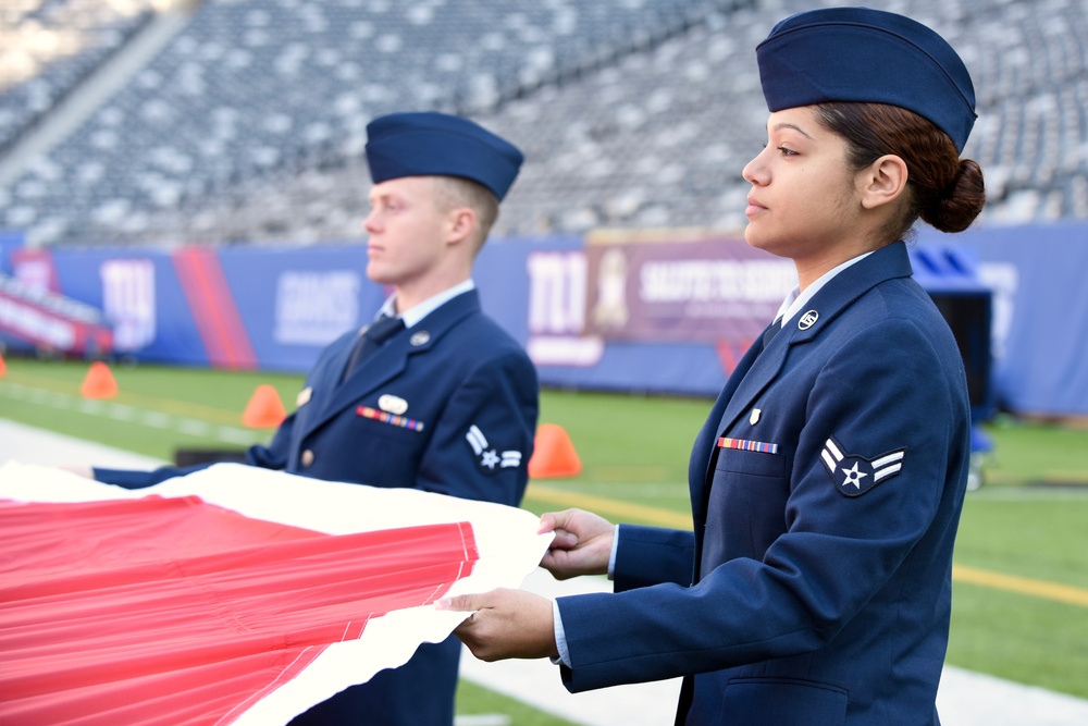 Servicemembers attend NFL Military Appreciation Football Game