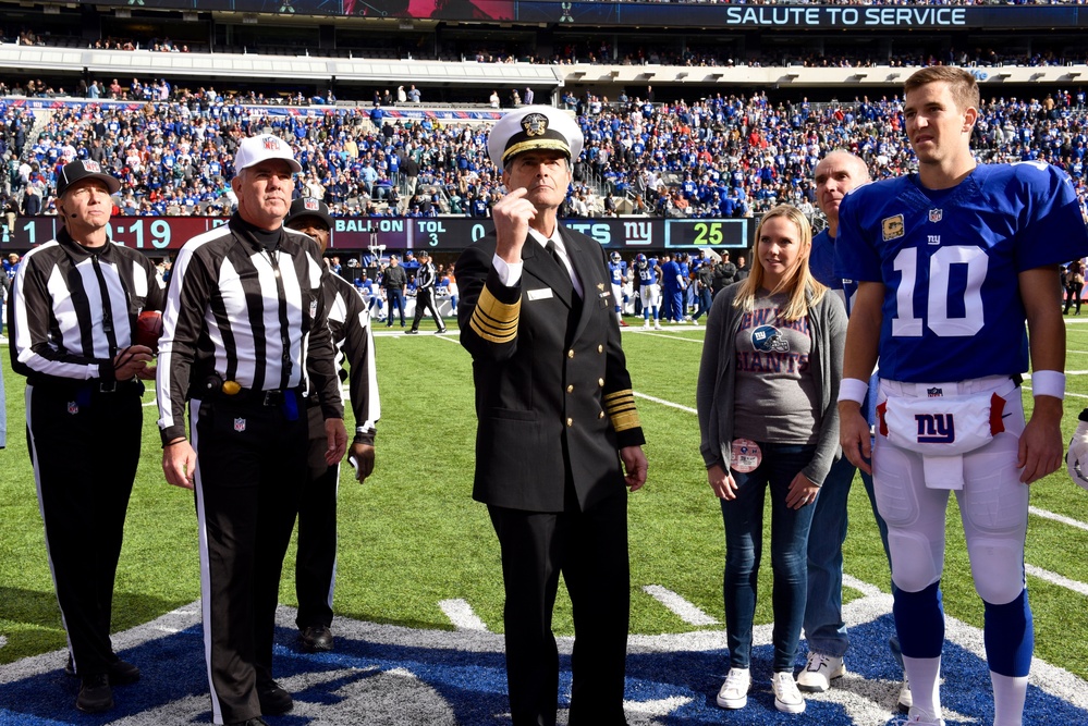 Servicemembers attend NFL Military Appreciation Football Game