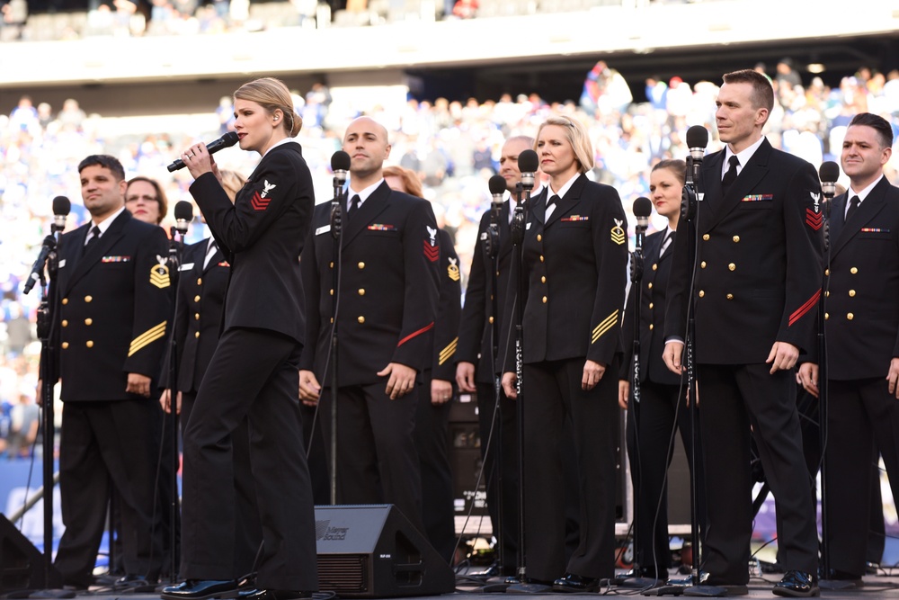 Servicemembers attend NFL Military Appreciation Football Game