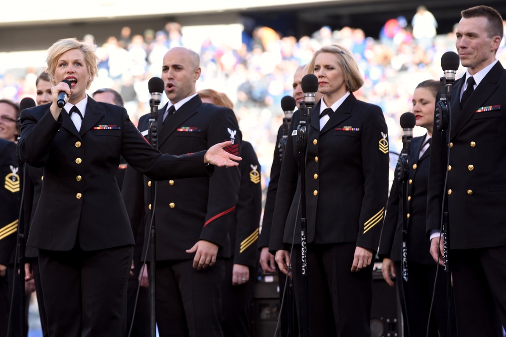 Servicemembers attend NFL Military Appreciation Football Game