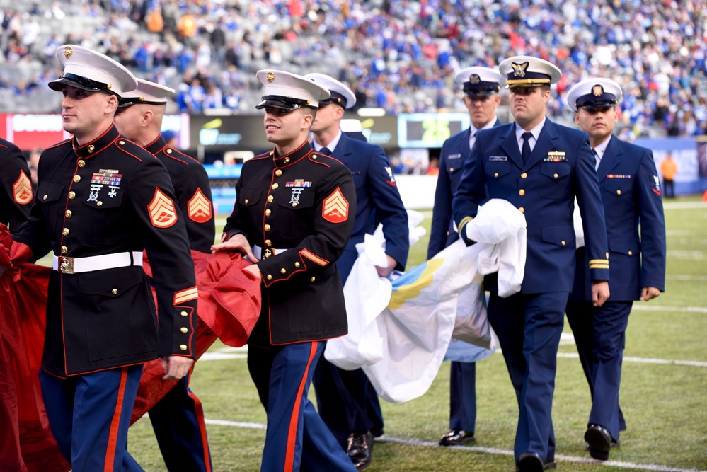 Servicemembers attend NFL Military Appreciation Football Game