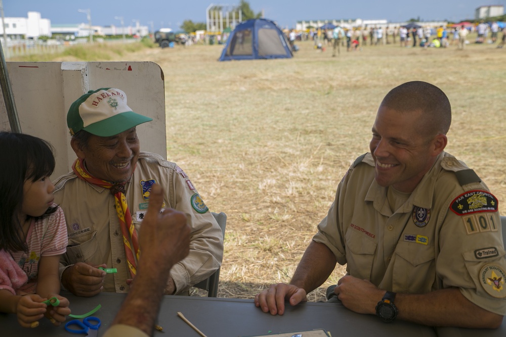 Camp Kinser hosts 23rd BSA-SAJ Friendship Jamborette