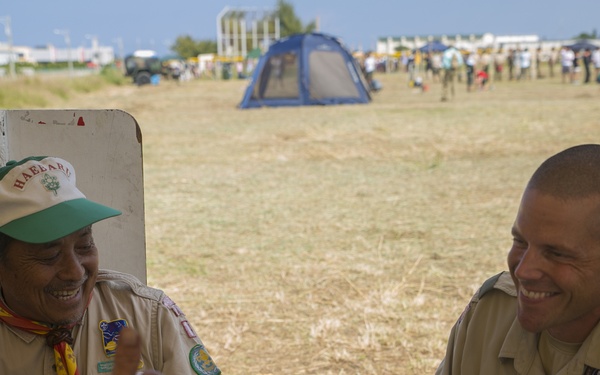 Camp Kinser hosts 23rd BSA-SAJ Friendship Jamborette