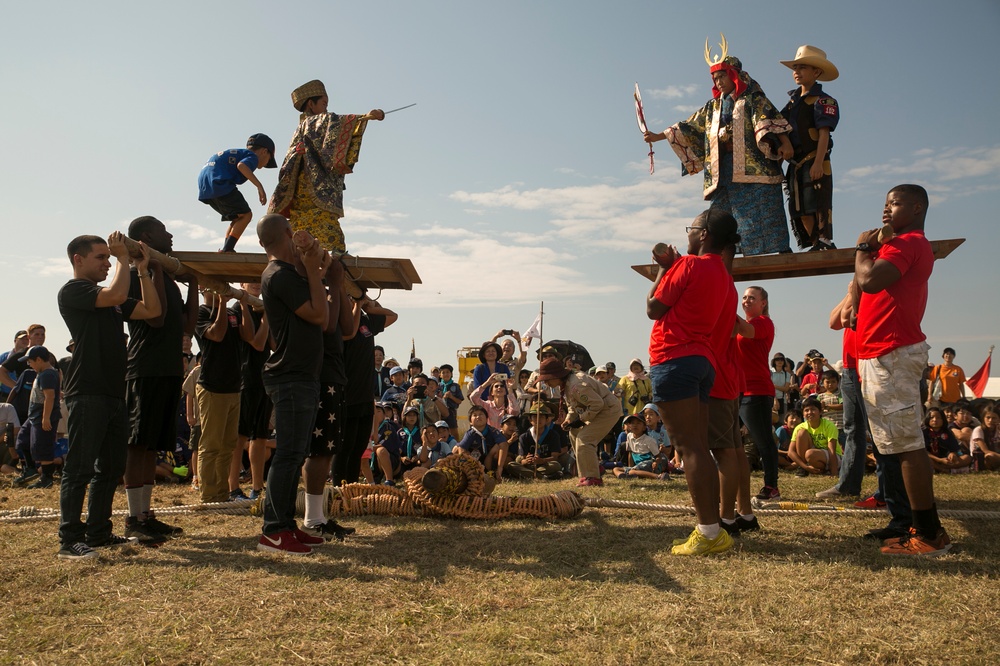 Camp Kinser hosts 23rd BSA-SAJ Friendship Jamborette