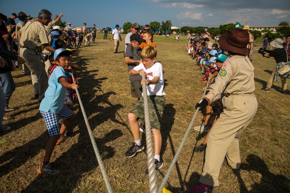 Camp Kinser hosts 23rd BSA-SAJ Friendship Jamborette
