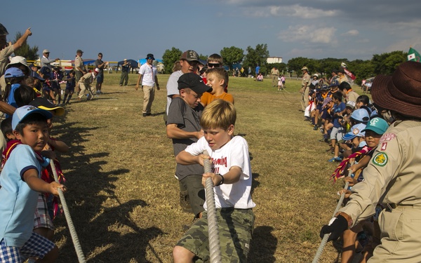 Camp Kinser hosts 23rd BSA-SAJ Friendship Jamborette