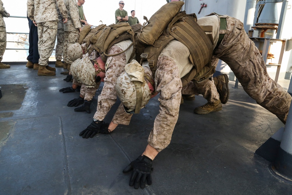 22nd MEU Conducts Squad Competition