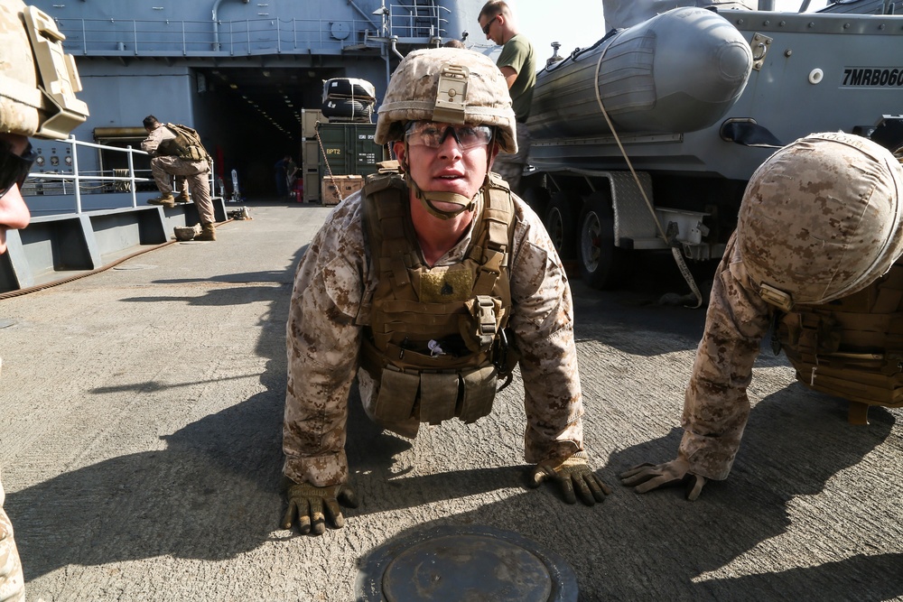 22nd MEU Conducts Squad Competition