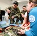 U.S. Sailors demonstrate CLS skills with Romanian students