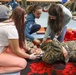 U.S. Sailors demonstrate CLS skills with Romanian students