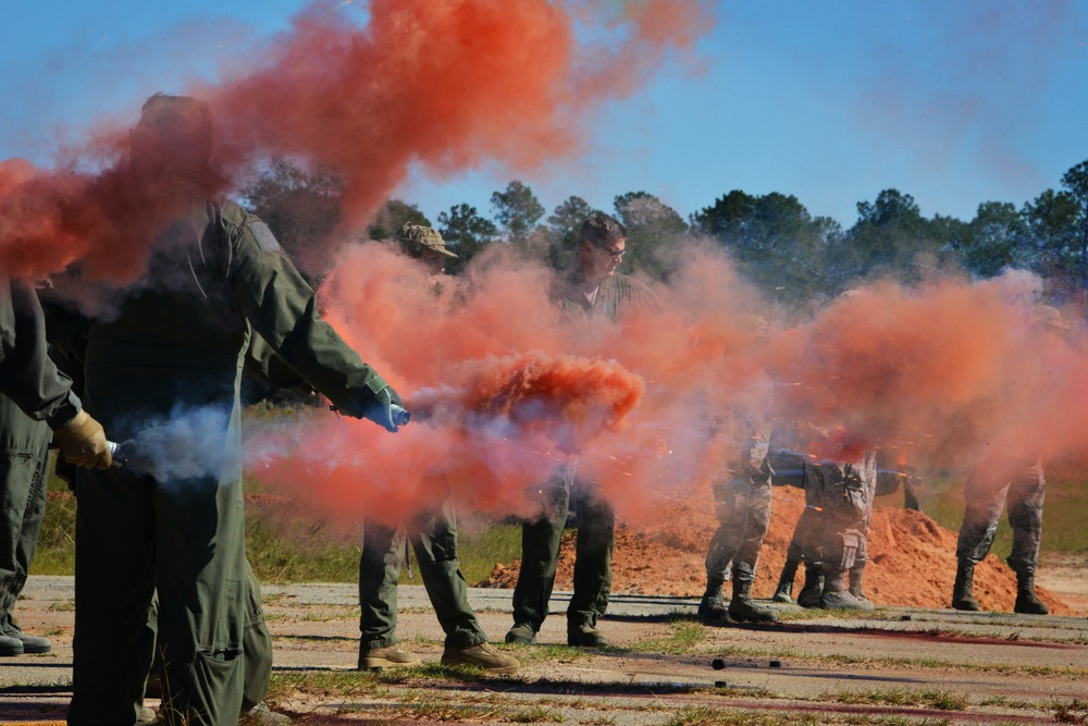165th AW flare training!