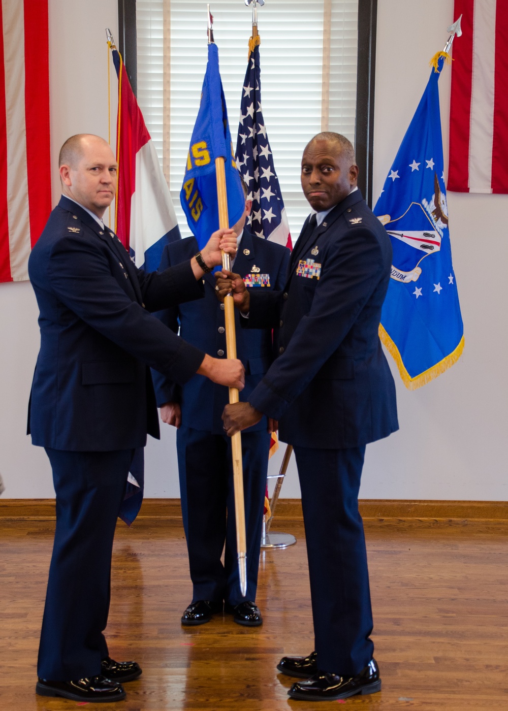 Three assume squadron command with Missouri Guard’s 157th Air Operations Group