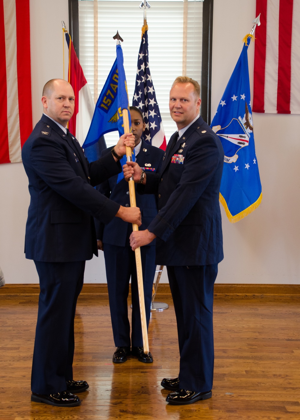 Three assume squadron command with Missouri Guard’s 157th Air Operations Group