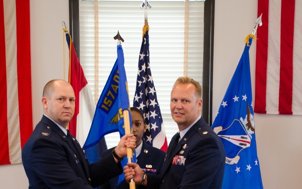 Three assume squadron command with Missouri Guard’s 157th Air Operations Group