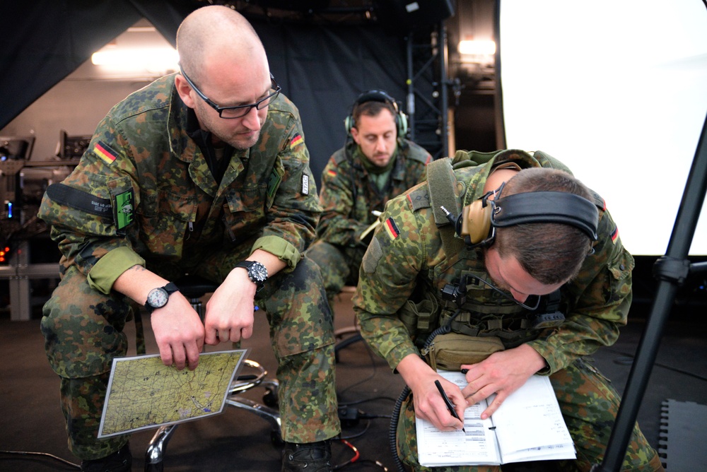 German train at 227th ASOS Air National Guard Advanced JTAC Training System