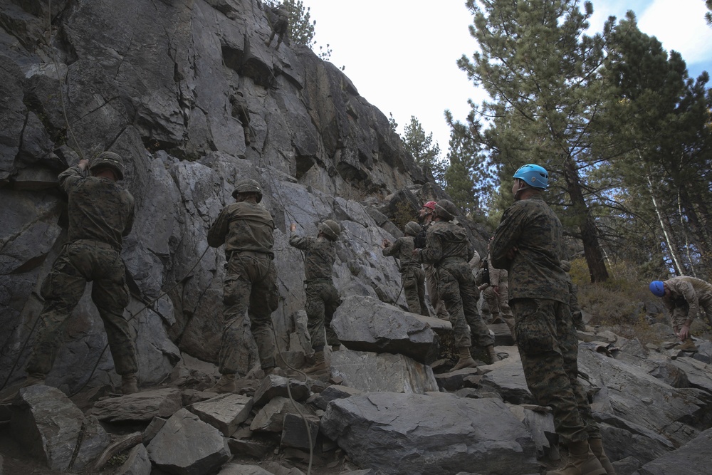 3rd Battalion 4th Marine Regiment taeks to the mountains