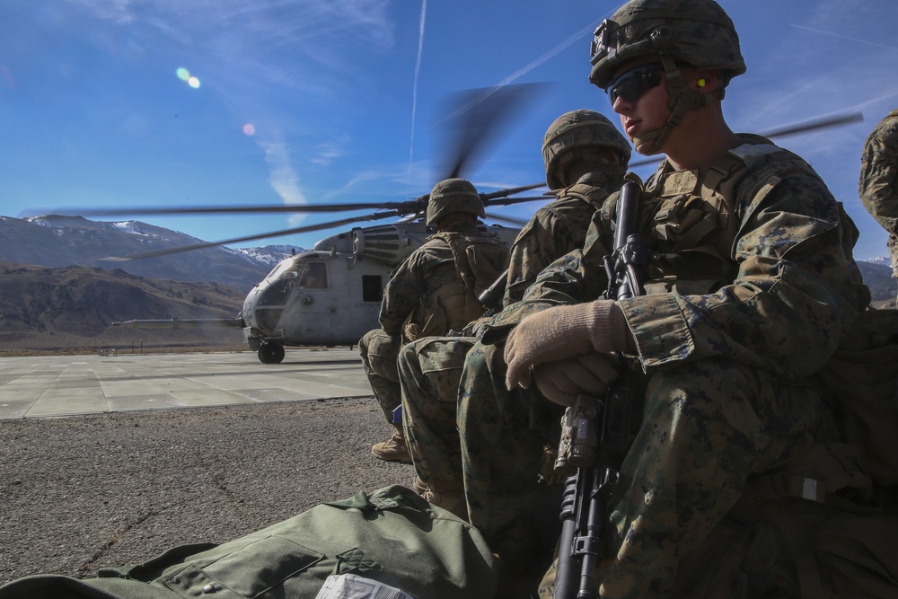 3rd Battalion 4th Marine Regiment takes to the mountains