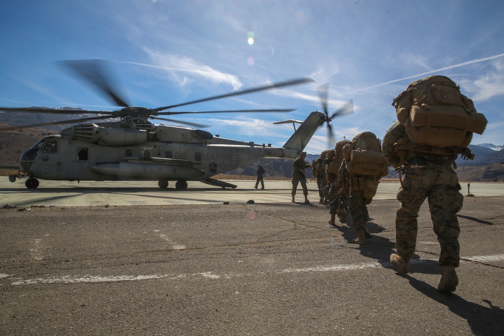 3rd Battalion 4th Marine Regiment takes to the mountains