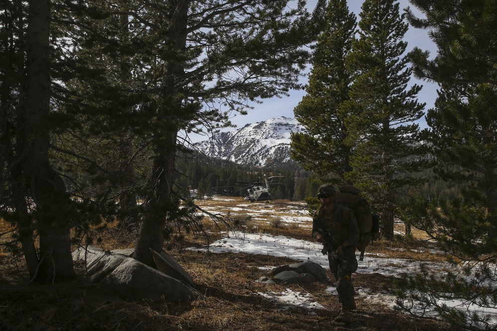 3rd Battalion 4th Marine Regiment takes to the mountains