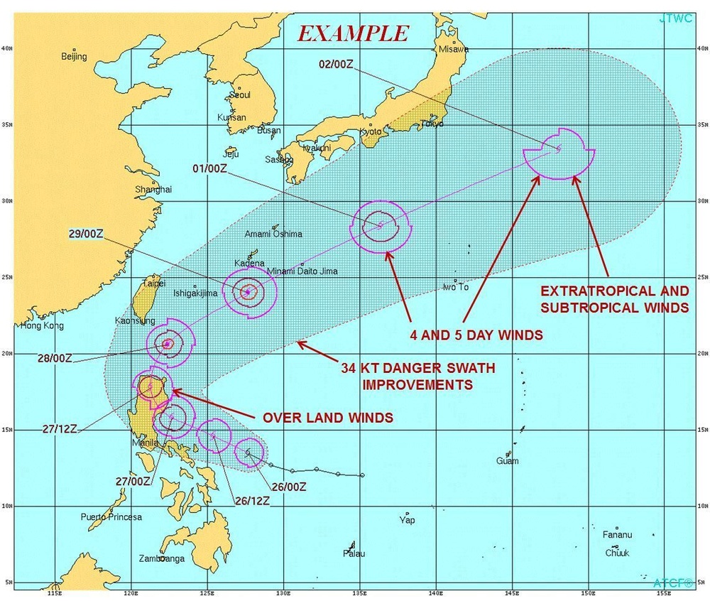 Joint Typhoon Warning Center Improves Wind Distribution Forecasts for Tropical Cyclones