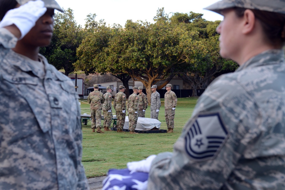 Disinterment for Tarawa Marines