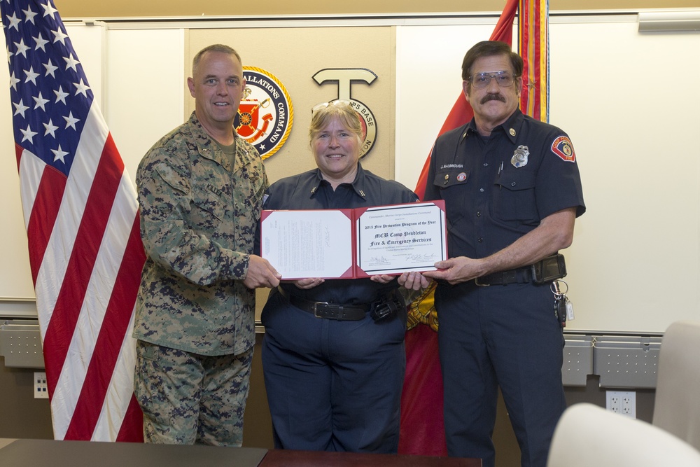 Camp Pendleton Fire Department Award Ceremony