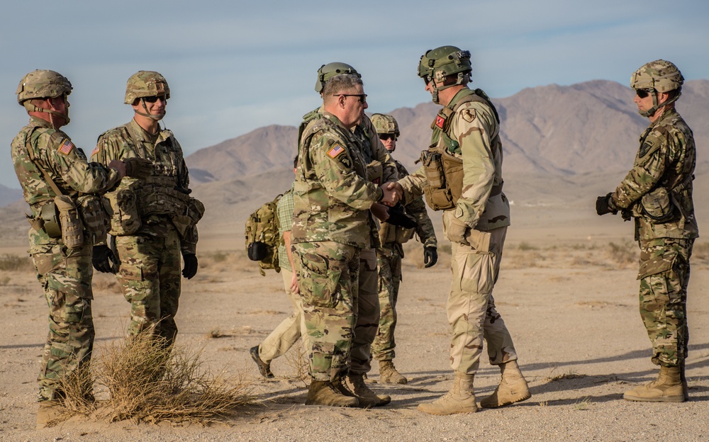 DVIDS - Images - General Milley, CSA, visits NTC [Image 6 of 6]