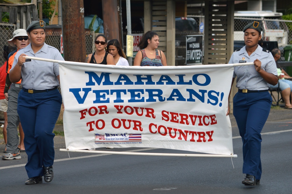 Leeward communities honor, celebrate veterans during annual parade