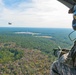 A 3rd Combat Aviation Brigade Soldier Observes Chinooks