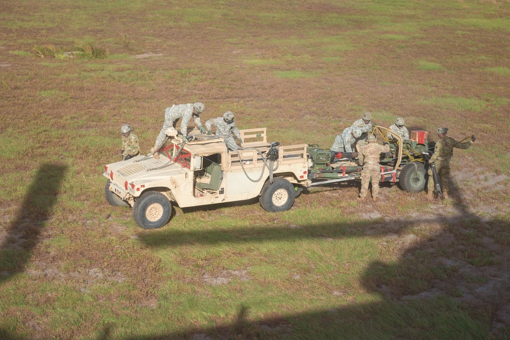 Soldiers Prepare Humvee for Sling-load