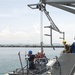 USS Coronado (LCS 4) crew conducts RHIB operations.