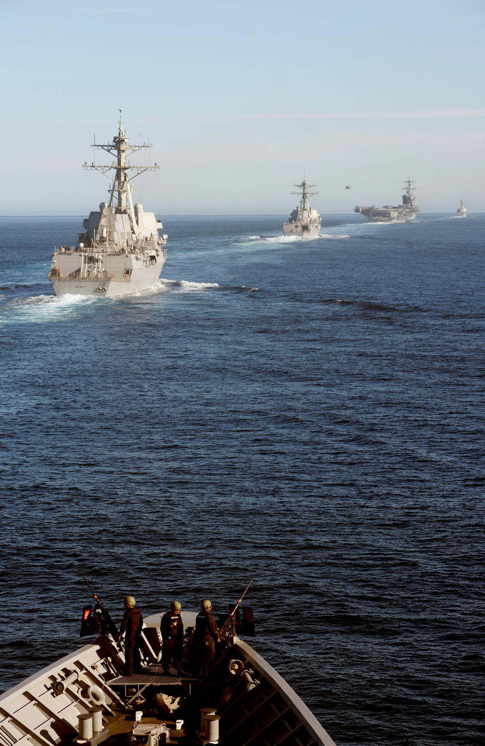 USS Lake Champlain (CG 57) Show of Force Transit