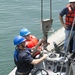 USS Coronado (LCS 4) crew conducts RHIB operations.