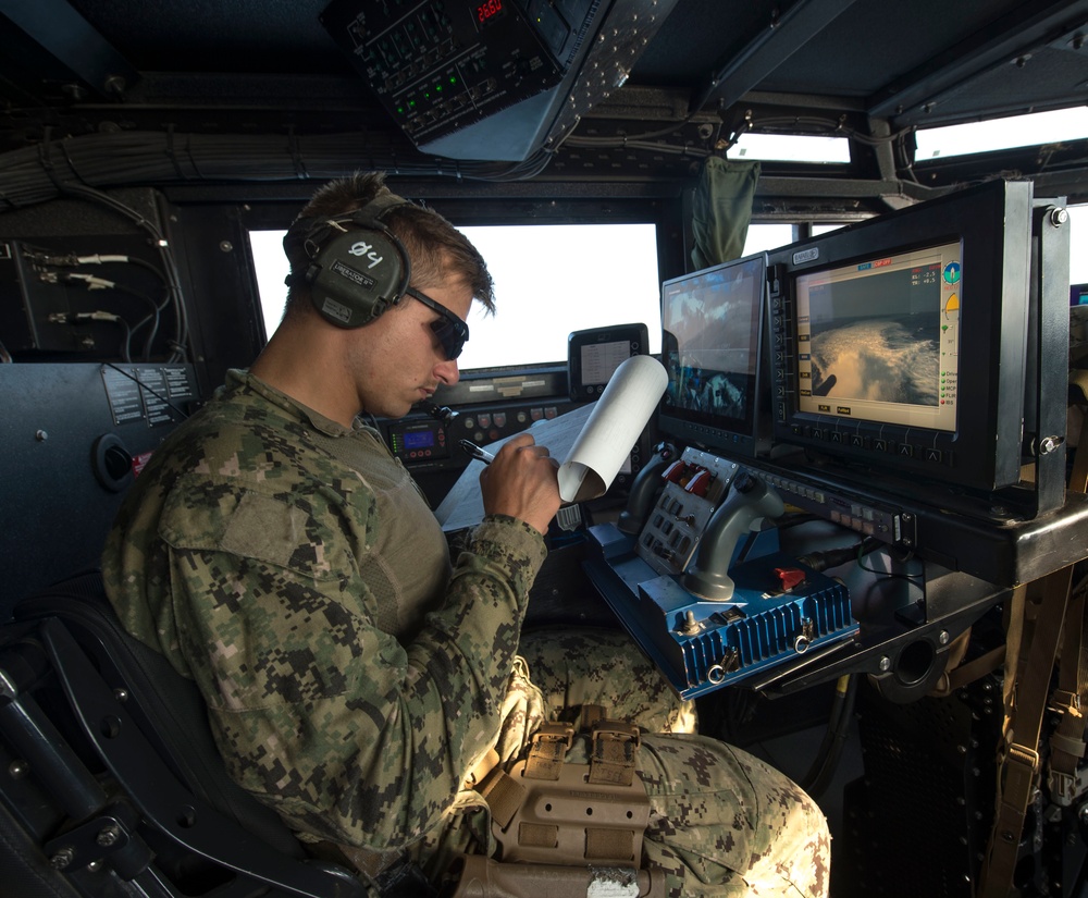 Coastal Riverine Squadron 4 Gun Shoot