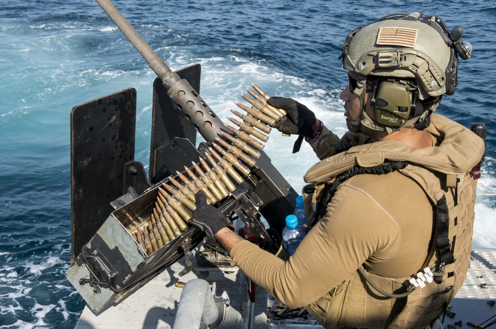 Coastal Riverine Squadron 4 Gun Shoot