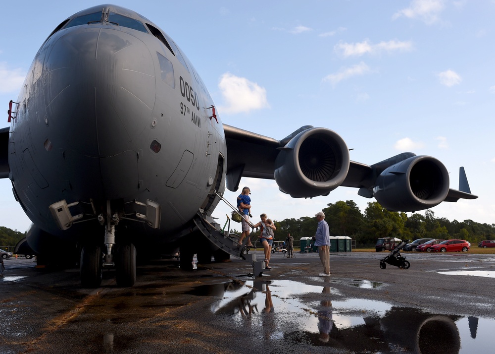 A C-17 from Altus AFB was spotted at Stuart air show