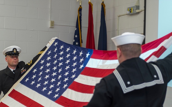 Honorary Chief Petty Officer Aaron Crossley funeral