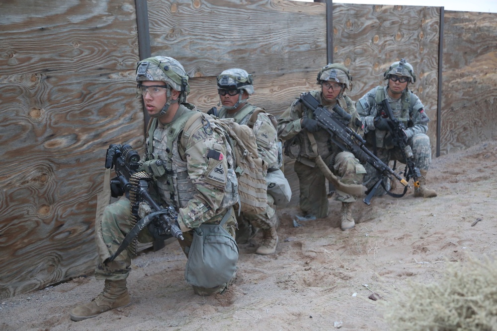 U.S. Army Soldiers Engage In Movements and Assault