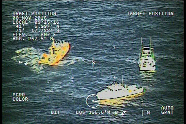 Coast Guard responds to boat collision off Block Island, Rhode Island