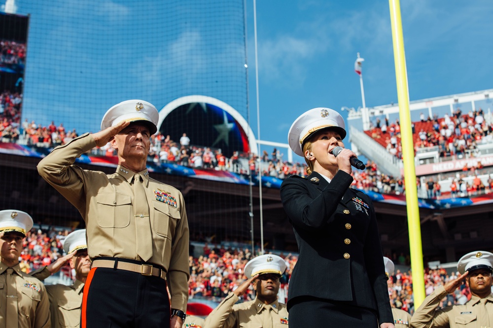 NFL’s “Salute to Service” campaign recognizes the Marine Forces Reserve Centennial