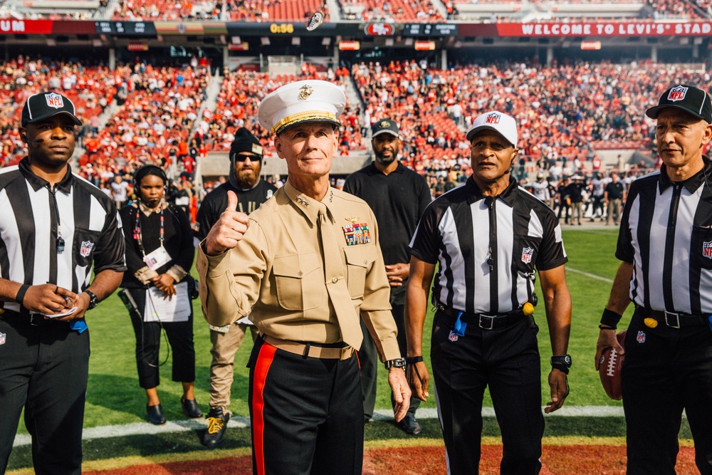 NFL’s “Salute to Service” campaign recognizes the Marine Forces Reserve Centennial