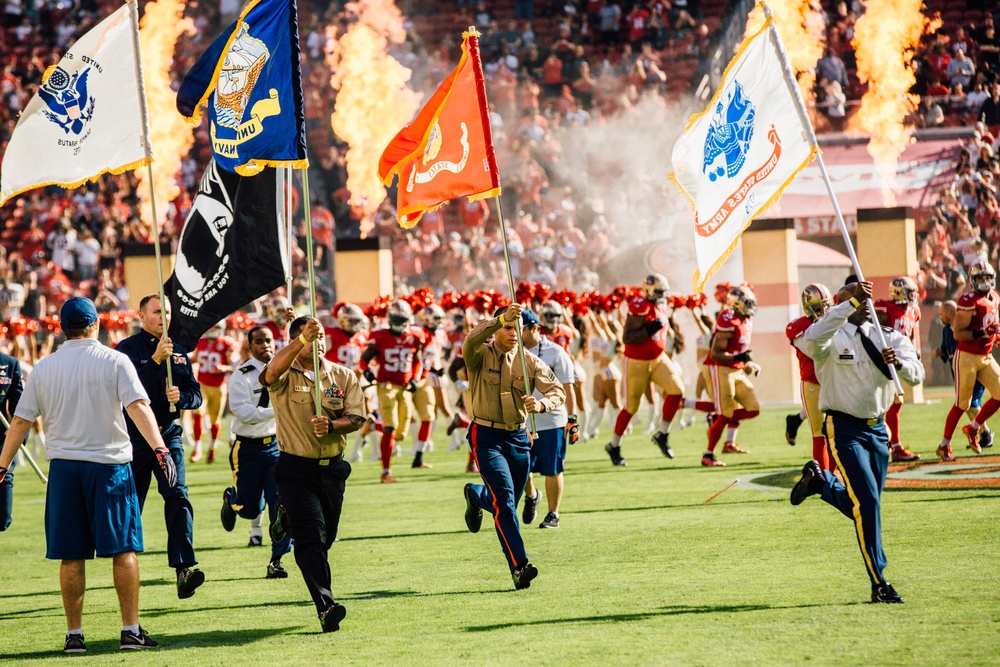 NFL’s “Salute to Service” campaign recognizes the Marine Forces Reserve Centennial