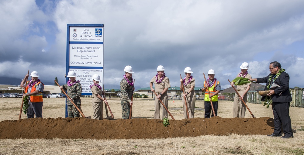 Groundbreaking Ceremony for Naval Medical and Dental Replacement Clinic aboard MCBH